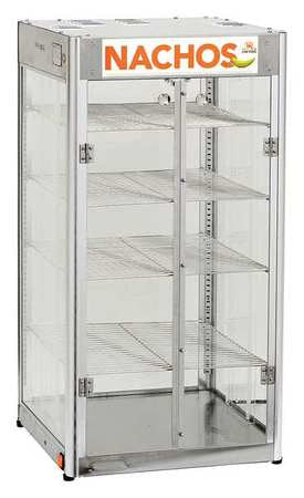 Nacho Chips Heated Display Case,1 Shelf