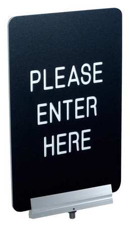 Signage,engrvd,11x7in.,please Enter Here