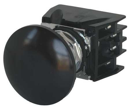 Push Button With Contacts,black,mushroom