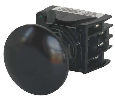 Push Button With Contacts,black,mushroom