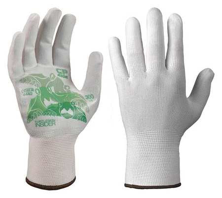 Glove Liners,nylon/polyester,s,wht,pr (1