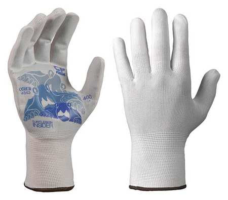 Glove Liners,nylon/polyester,l,wht,pr (1