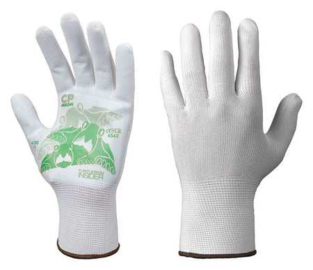 Glove Liners,nylon/polyester,xl,wht,pr (