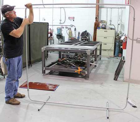 Welding Screen Frame,emt Conduit,6 Ft. W