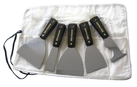 Putty Knife/painters Tool Set,3" W,5 Pc.