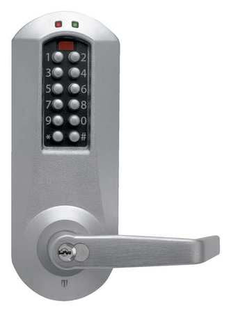 Electronic Lock,satin Chrome,12 Button (