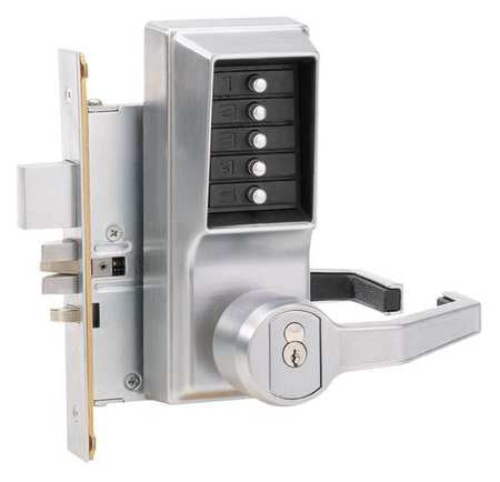 Push Button Lock,entry,key Override (1 U