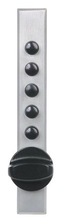 Mechanical Lock,satin Chrome,5 Button (1