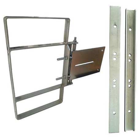 Adjstbl Sfty Gate,galvnzd Steel,2-1/2inw