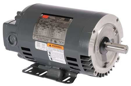 Motor,3-phase,class F,208-230/460v,2 Hp