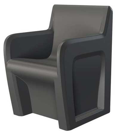 Sentinel Arm Chair,polyethylene,black (1