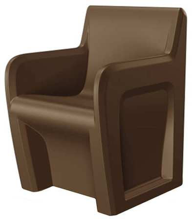 Sentinel Arm Chair,polyethylene,brown (1