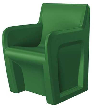 Sentinel Arm Chair,polyethylene,green (1