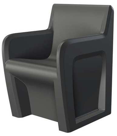 Sentinel Arm Chair,polyethylene,black (1