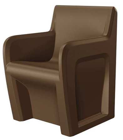 Sentinel Arm Chair,polyethylene,brown (1