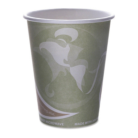 Cup,10 Oz. Pcf Hot Cup,tan,pk50 (1 Units