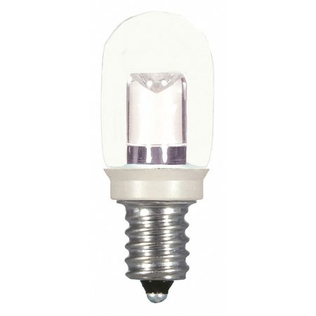 Bulb,led,0.8w,120v,t6,base E12,27k (2 Un