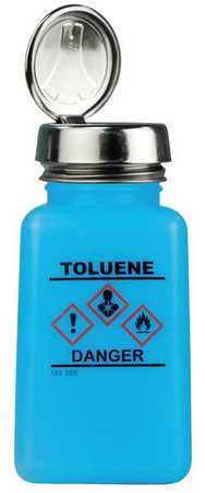 Graduated Toluene Esd Bottle,6 Oz,wide (