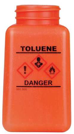 Graduated Toluene Esd Bottle,6 Oz,wide (