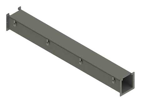 Lay-in Wireway,5 Ft.,6inwx6inh,steel (1