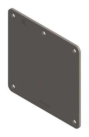 Closure Plate,wireway,steel,4in.hx4in.l