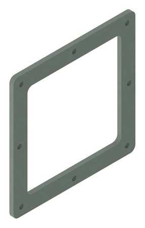 Closure Plate,ind,steel,6in. H X 6in. L