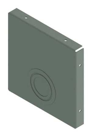 Closure Plate,wireway,steel,10inhx10inl