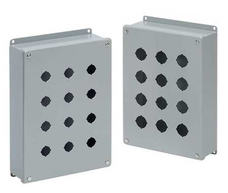 Pushbutton Enclosure,2.75 In. D,steel (1