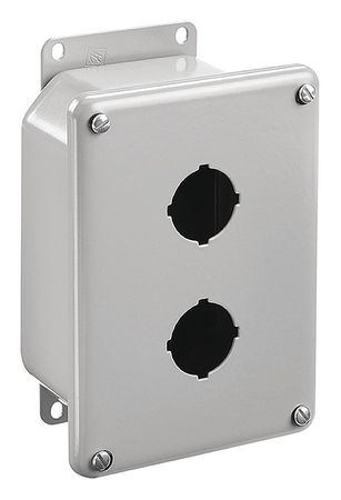 Pushbutton Enclosure,3.50 In. H,steel (1