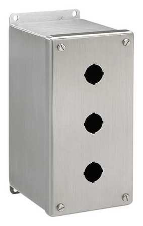 Pushbutton Enclosure,4.75 In. D,304 Ss (