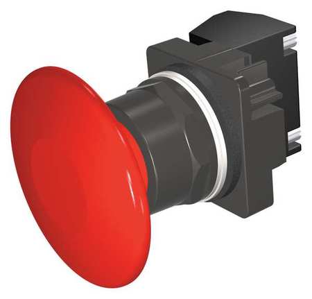 Non-illuminated Push Button,plastic,red