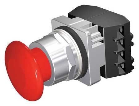 Non-illuminated Push Button,plastic,red