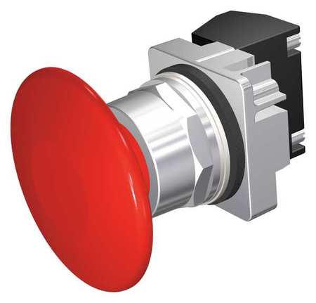 Non-illuminated Push Button,plastic,red