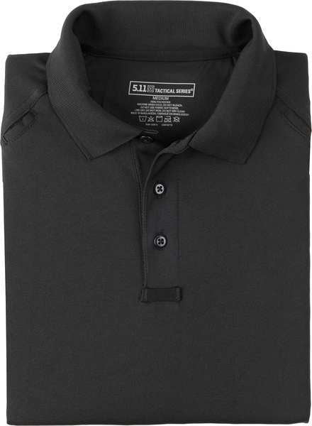 Performance Short Sleeve Polo, 4XL, Blk