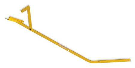 Portable Rail Clamp Sign Holder,yellow (