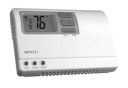 Thermostat,non Programmable,stage Heat 2