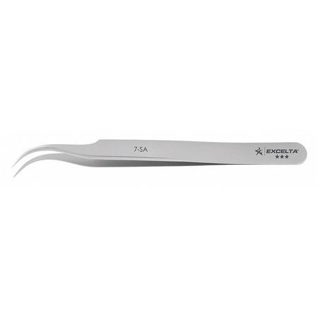 Tweezer,curved Fine,4-1/2in L,1/64in Tip