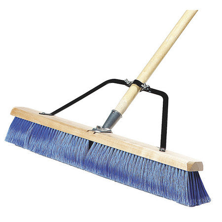 Fine Sweep, Blue Bristles, 24 In. (4 Uni