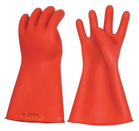 Lineman Gloves,class 0,red,sz 8-1/2,pr (