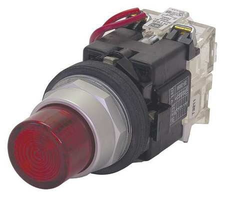 Illuminated Push Button,30mm,1no,red (1