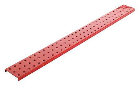 Pegbrd Strip,3",rnd Hole,red,pk2 (1 Unit