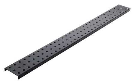 Pegbrd Strip,3",rnd Hole,black,pk2 (1 Un