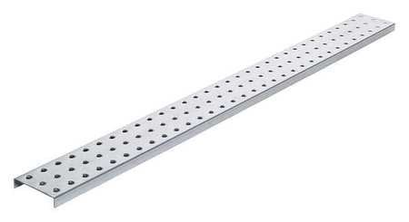 Pegbrd Strip,3",rnd Hole,gray,pk2 (1 Uni