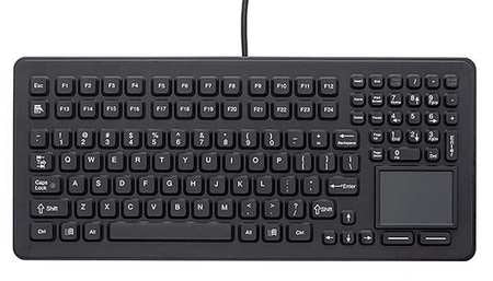 Full-size Rugged Keyboard With Touchpad