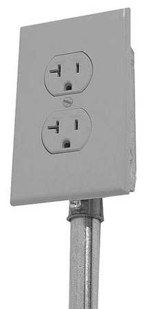 Standard Duplex Outlet,no-wire,3inhx2inw