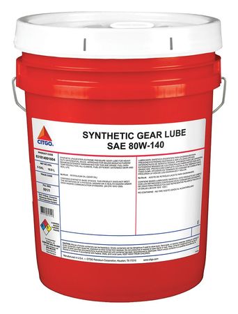 Gear Oil,mineral Oil,pail,273 Cst,5 Gal.