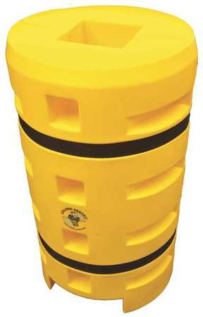 Column Protector,yellow,6inlx6inw,lldpe