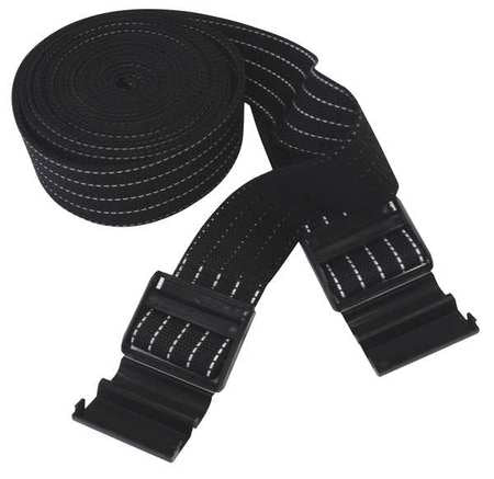 Lock Buckle Prtctr Strap,100inl,blck,pk2