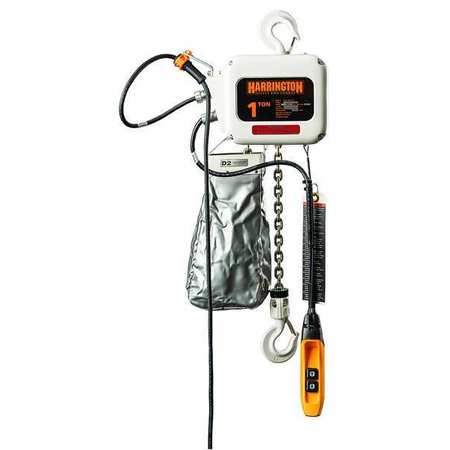 Electric Chain Hoist,500lb.,10ft.,15 Fpm