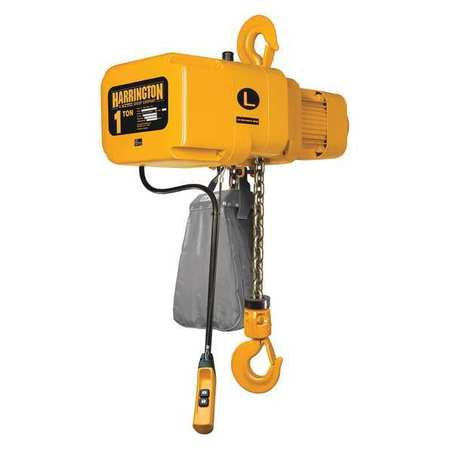 Air Chain Hoist,pull Cord,2000 Lb.,10 Ft